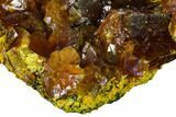 Lustrous, Orpiment Crystal Cluster - Twin Creeks Mine, Nevada #168398-3